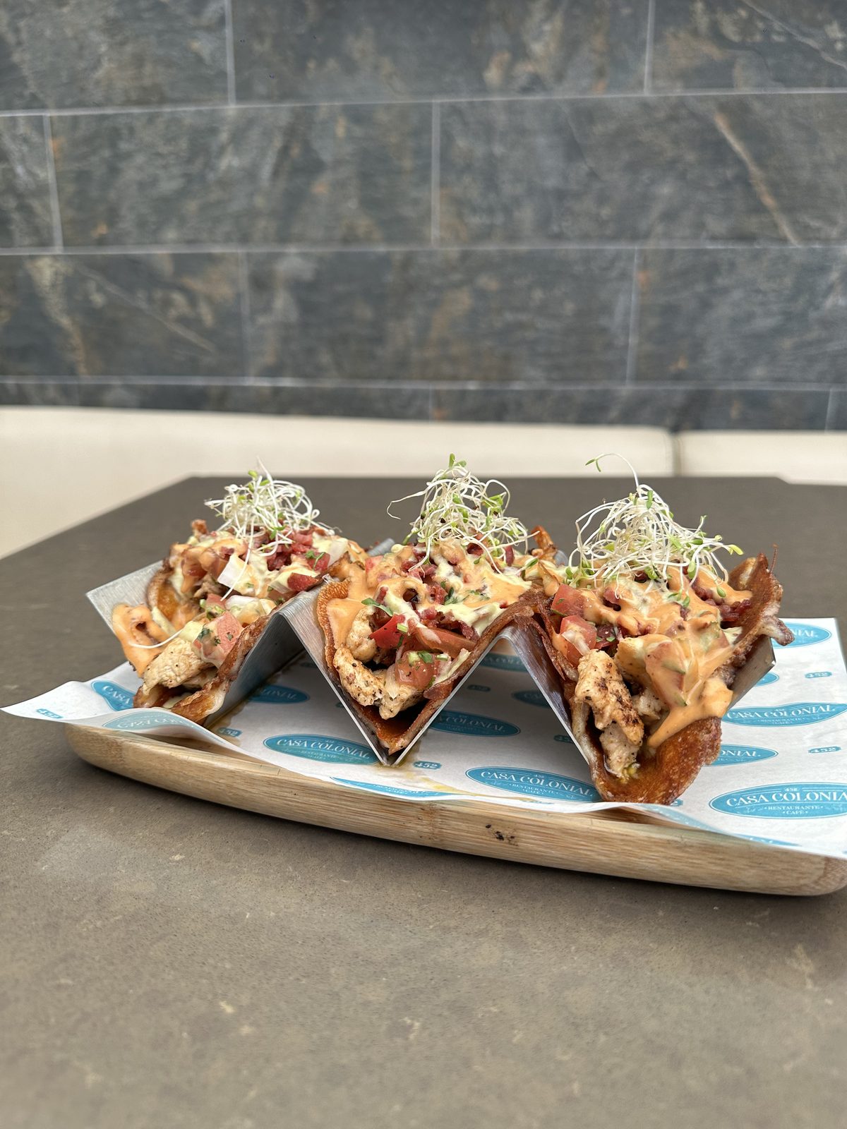 Tacos Keto con Pollo