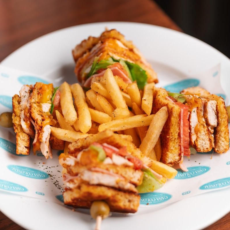 Club Sandwich de Pollo